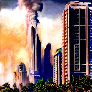 Smog Blanketed City PNG Xoh30 PNG