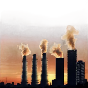 Smoggy Sunset View PNG 06132024 PNG