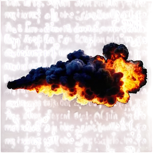 Smoke And Fire Explosion Transparent PNG 05262024