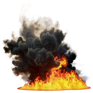 Smoke And Fire Explosion Transparent PNG 30