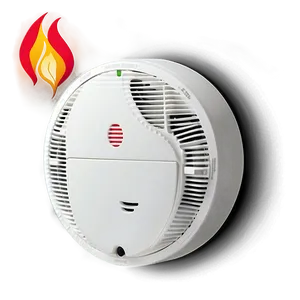 Smoke Detector With Voice Alert Png 06212024 PNG image