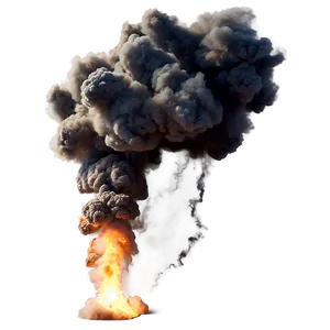 Smoke Explosion Scene PNG 81