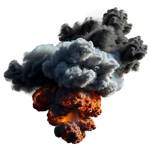 Smoke Explosion Scene PNG 82