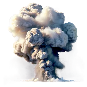 Smoke Explosion Scene PNG Qky