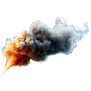 Smoke Explosion With Sparks Png Grc PNG image