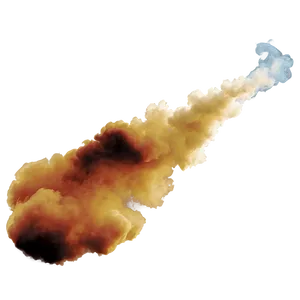 Smoke Trail In Darkness PNG Wun