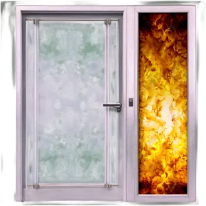 Smoked Glass Door PNG 06122024