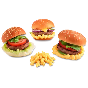 Smoked Gouda Mac And Cheese Burger PNG 4 PNG