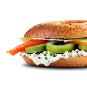 Smoked Salmon Bagel Png 20 PNG image