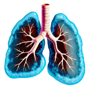 Smoker's Lungs Image Png 05232024 PNG image