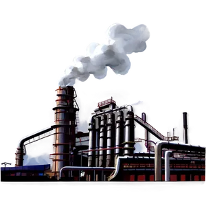 Smokey Industrial Factory Png 82 PNG image