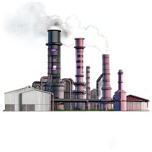 Smokey Industrial Factory Png Kre65 PNG image