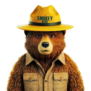 Smokey The Bear Awareness Campaign Png 06122024 PNG image