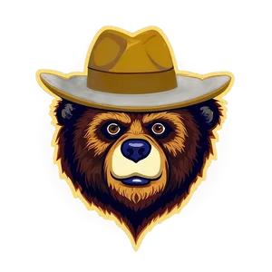 Smokey The Bear Awareness Icon PNG 88