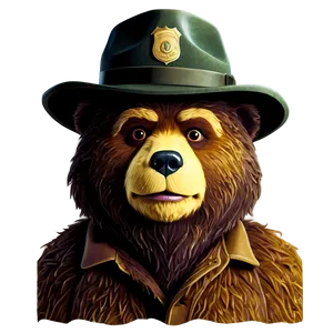Smokey The Bear Environmental Icon PNG 80