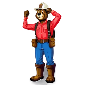 Smokey The Bear Fire Safety Mascot Png Pum PNG image