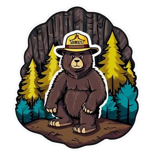 Smokey The Bear Forest Fires Prevention PNG 06122024