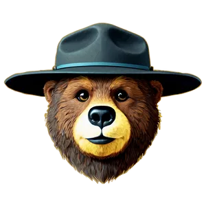 Smokey The Bear National Park Service Png Uhg80 PNG image