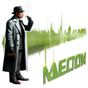 Smoking Detective Character PNG Peo PNG
