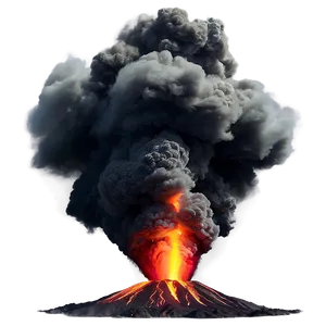 Smoking Volcano Eruption PNG Nea96 PNG