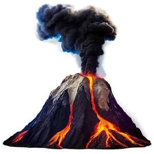 Smoking Volcano Top Png Bao29 PNG image