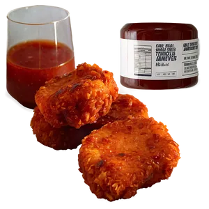 Smoky Bbq Chicken Nuggets Png Wqb PNG image