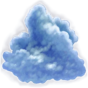 Smoky Blue Clouds PNG 33 PNG