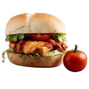 Smoky Chipotle Chicken Sandwich PNG 52