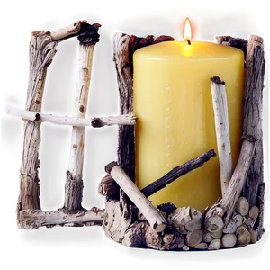 Smoky Woods Candle PNG 41