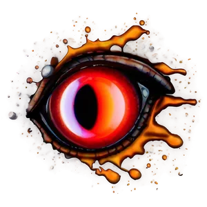 Smoldering Red Eye Glow Png 06272024 PNG image