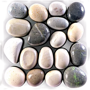 Smooth Gravel Pebbles Png Vnf PNG image