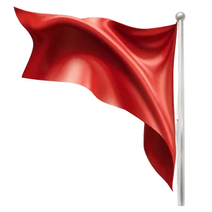 Smooth Red Flag Outline PNG 05252024