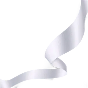 Smooth White Ribbon Curve Png Xgt PNG image