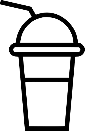 Smoothie Cup Outline PNG image