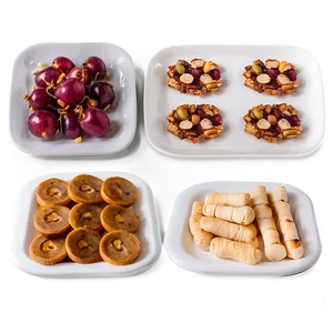 Snack Plates Set PNG 45 PNG