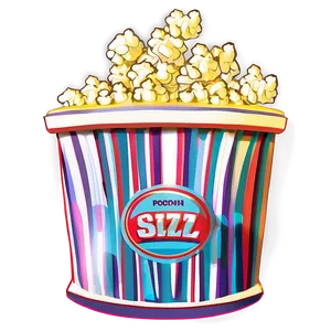 Snack Size Popcorn Bucket PNG 06132024