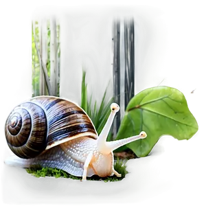 Snail In Forest Png 05232024 PNG image