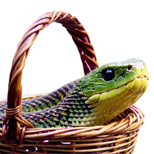 Snake In A Basket Png 95 PNG image