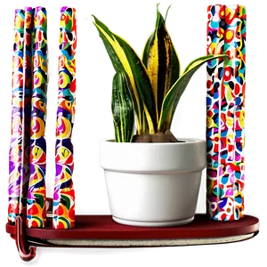 Snake Plant On Shelf Png 86 PNG image