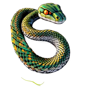 Snake Tattoo In Color Png 06262024 PNG image