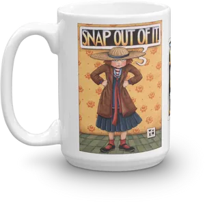 Snap Out Of It Coffee Mug PNG image