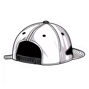 Snapback Embroidery Design PNG Ikb36