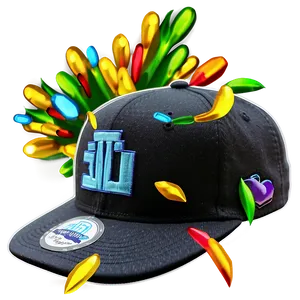 Snapback With 3d Embroidery PNG 64 PNG