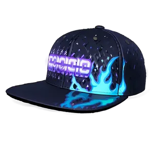 Snapback With Reflective Material PNG 06262024 PNG
