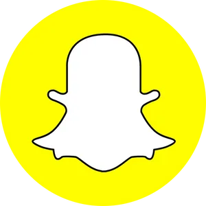 Snapchat_ Logo_ Ghost_ Outline PNG image