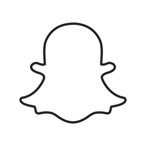 Snapchat_ Logo_ Outline PNG image