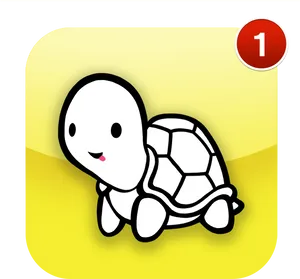 Snapchat Turtle Notification Icon PNG image