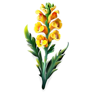 Snapdragon Flower Drawing PNG 05252024 PNG