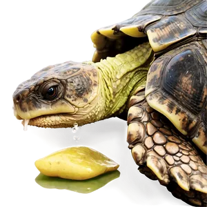 Snapping Turtle Feeding Scene Png 06252024 PNG image