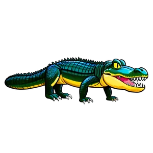 Sneaky Alligator PNG Baw PNG